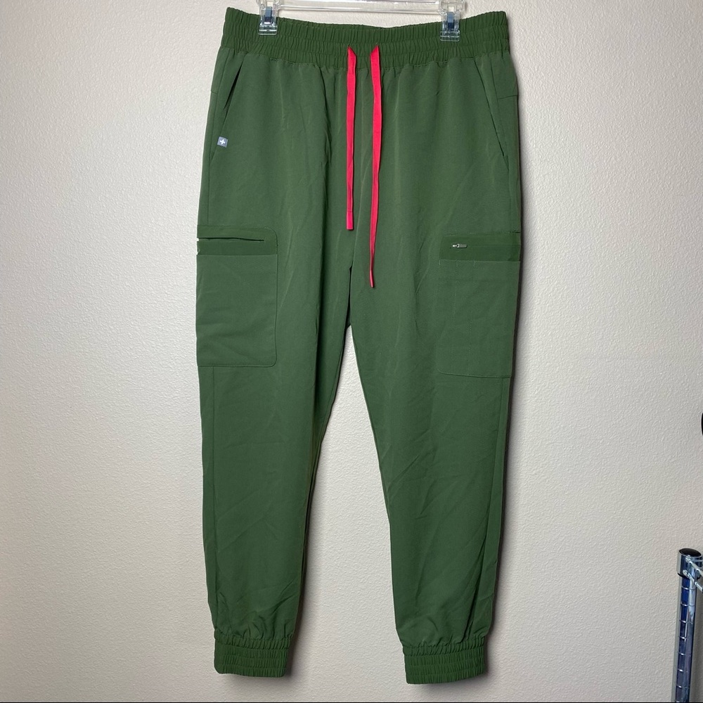 FIGS Atlanta High Waisted Jogger LP - Dark Olive